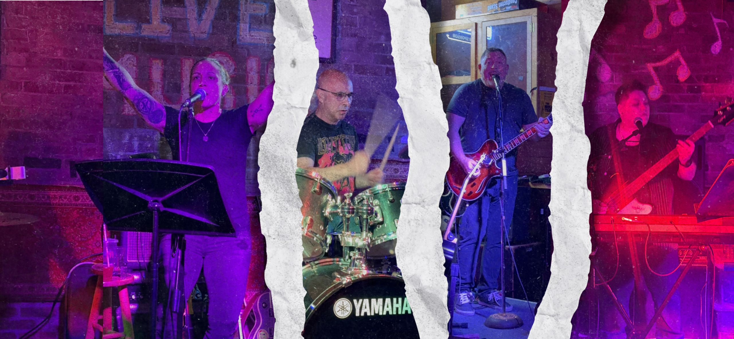 Anchor 44 live performance collage